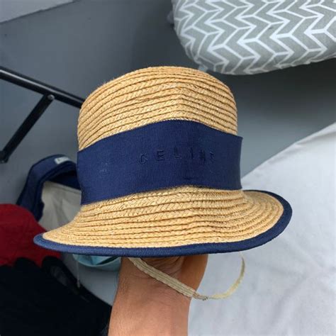 celine dupe hat|celine straw hat.